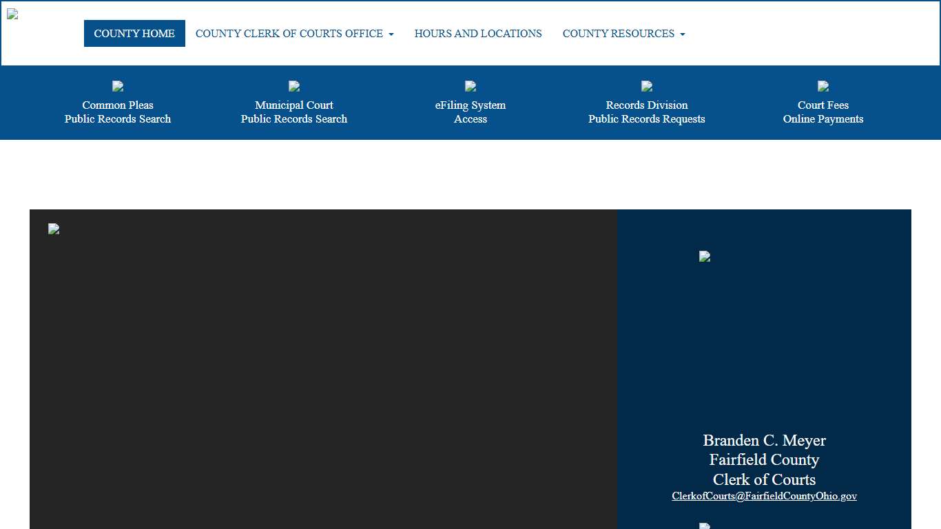 Fairfield County Clerk of Courts, Lancaster, Ohio